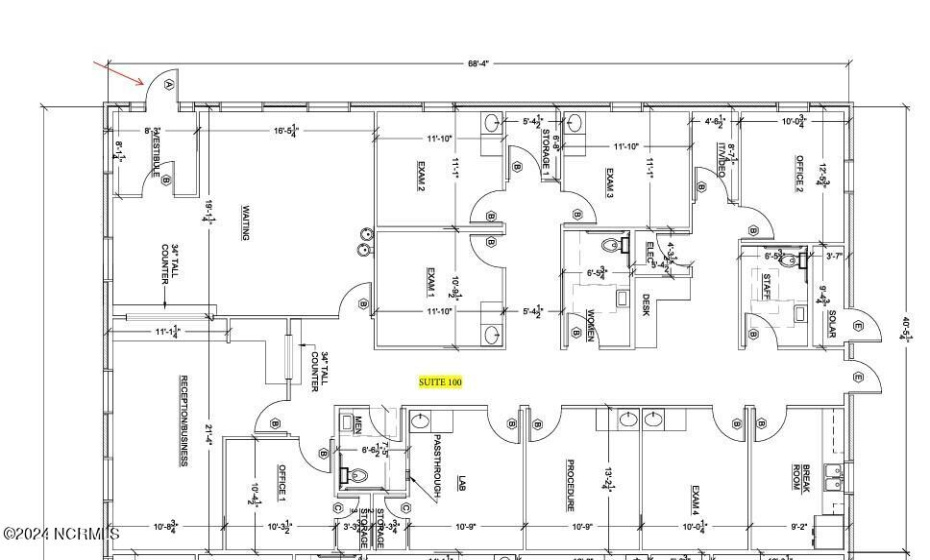 34-100 Office Park Dr- Floor Plan